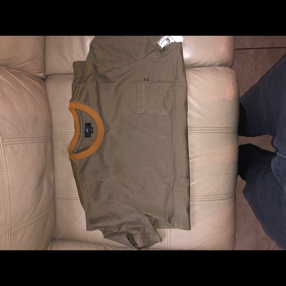 Obey stripped shirt